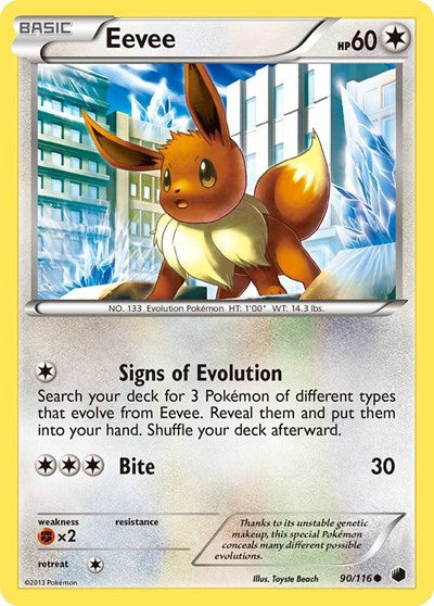 PLF: Eevee (90) (Reverse Holofoil)