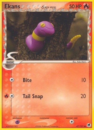 DF: Ekans (Delta Species) (Reverse Holofoil)