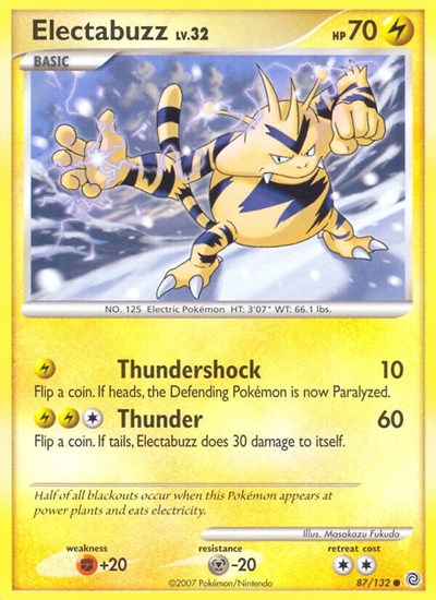 SW: Electabuzz (Reverse Holofoil)