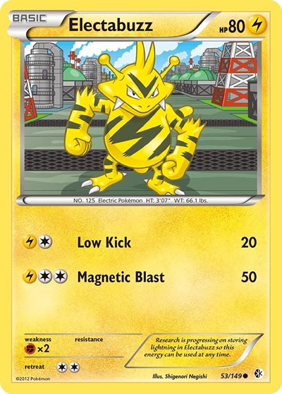 BCR: Electabuzz (Reverse Holofoil)