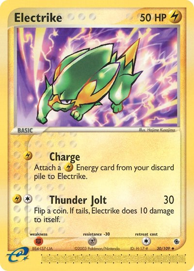 RS: Electrike - 30/109 (Reverse Holofoil)