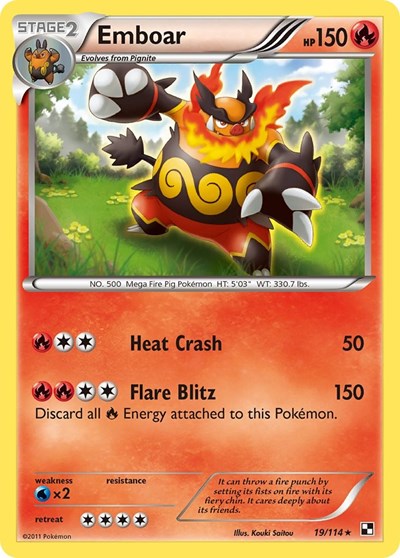 BLW: Emboar (19) (Reverse Holofoil)