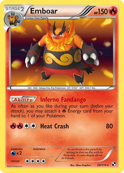 BLW: Emboar (20) (Reverse Holofoil)