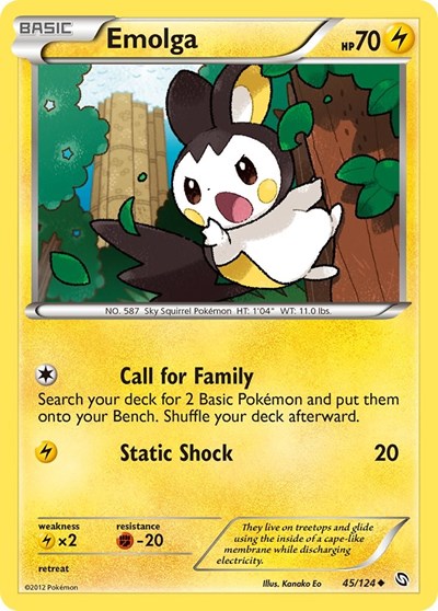 DRX: Emolga (Reverse Holofoil)