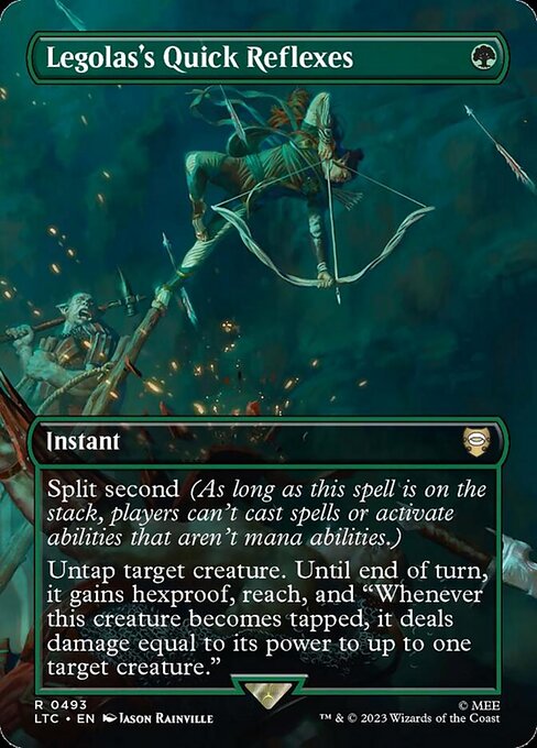 LTC: Legolas's Quick Reflexes (Borderless) (Foil)