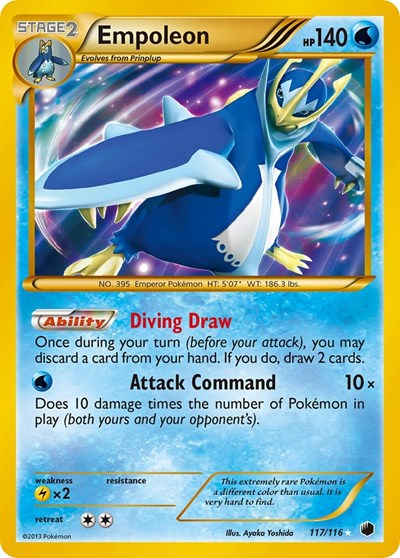 PLF: Empoleon (117 Secret Rare) (Holofoil)