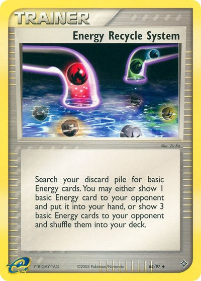 DR: Energy Recycle System (Reverse Holofoil)