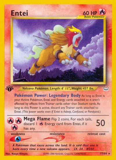 N3: Entei (17) (1st Edition)