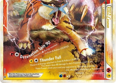 UL: Entei & Raikou Legend (bottom) (Holofoil)