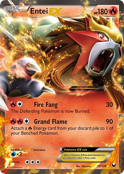 DEX: Entei EX (Holofoil)