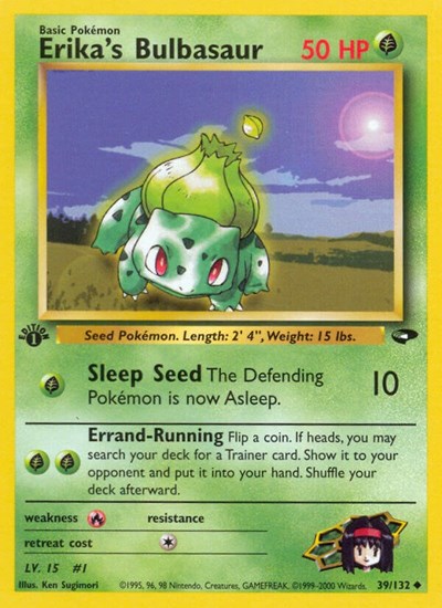 G2: Erika's Bulbasaur (1st Edition)