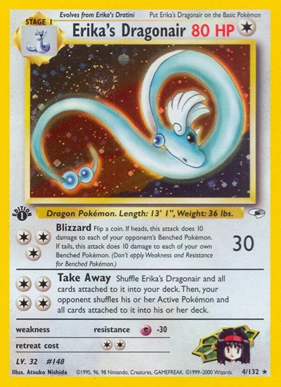 G1: Erika's Dragonair (1st Edition Holofoil)