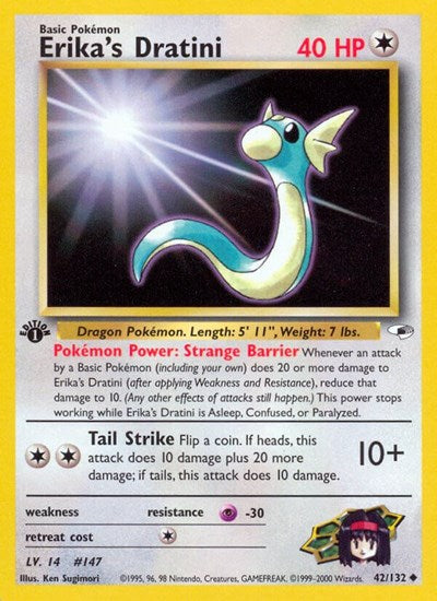 G1: Erika's Dratini (1st Edition)