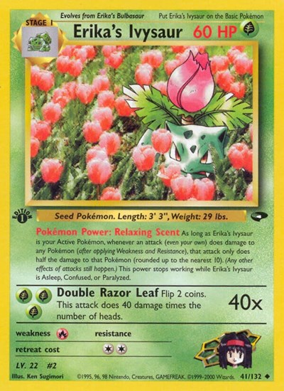 G2: Erika's Ivysaur (1st Edition)