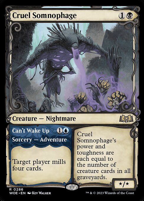 WOE: Cruel Somnophage (Showcase) (Foil)