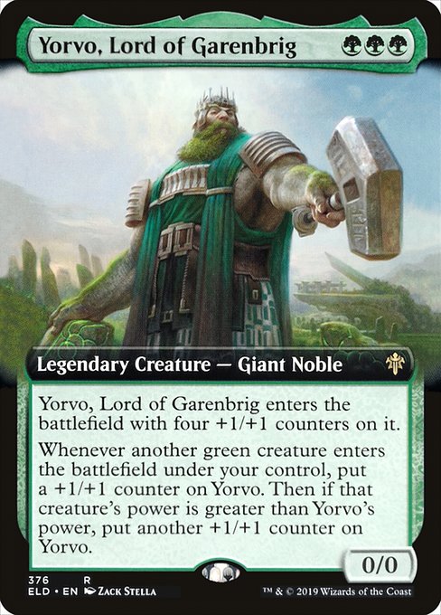 ELD: Yorvo, Lord of Garenbrig (Extended Art) (Foil)