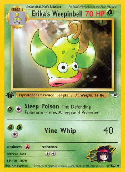 G1: Erika's Weepinbell (49) (1st Edition)