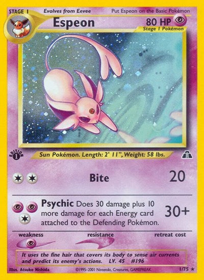 N2: Espeon (1) (1st Edition Holofoil)