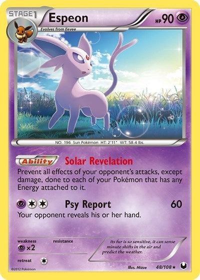DEX: Espeon (Reverse Holofoil)