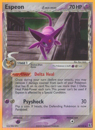 DS: Espeon (Delta Species) (Reverse Holofoil)