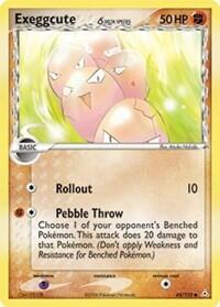HP: Exeggcute (Delta Species) (Reverse Holofoil)