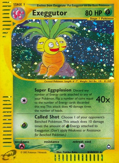 AQ: Exeggutor (H10) (Holofoil)