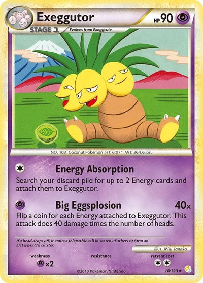 HS: Exeggutor (Reverse Holofoil)