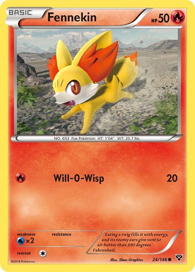 XY: Fennekin (Reverse Holofoil)