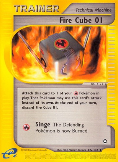 AQ: Fire Cube 01 (Reverse Holofoil)