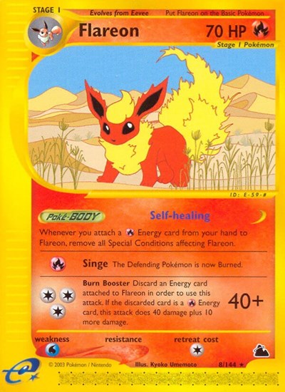 SK: Flareon (8) (Reverse Holofoil)