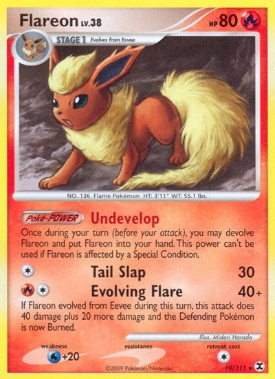 RR: Flareon (Reverse Holofoil)