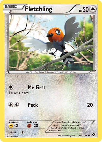 XY: Fletchling (Reverse Holofoil)
