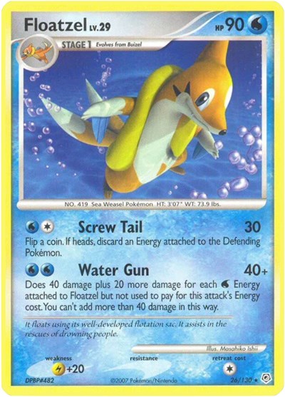 DP: Floatzel (Reverse Holofoil)