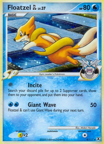RR: Floatzel GL (Reverse Holofoil)