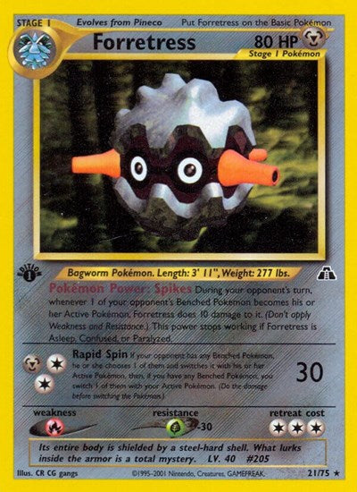 N2: Forretress (21) (1st Edition)