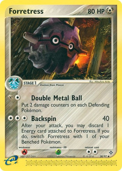 DR: Forretress (Reverse Holofoil)