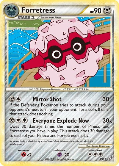 UD: Forretress (3) (Holofoil)