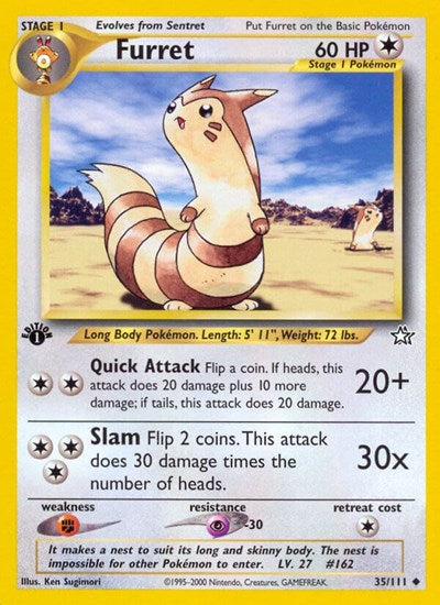 N1: Furret (1st Edition)