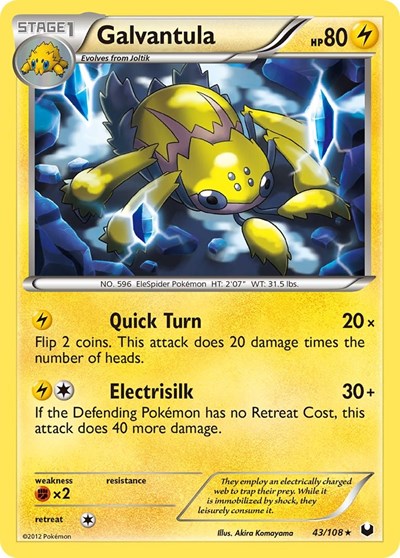 DEX: Galvantula (Reverse Holofoil)