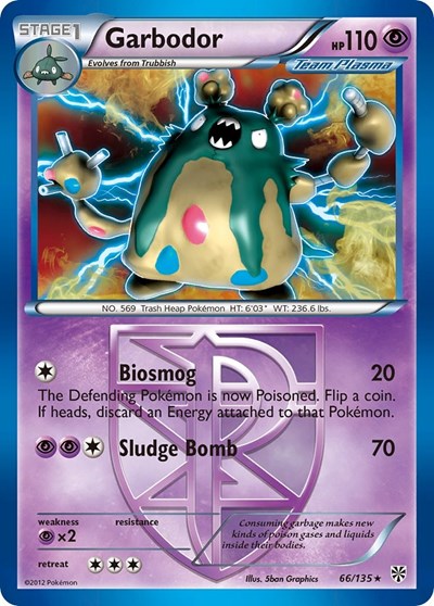 PLS: Garbodor (Team Plasma) (66) (Reverse Holofoil)