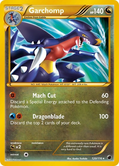 PLF: Garchomp (120 Secret Rare) (Holofoil)