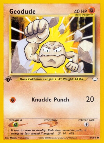 N3: Geodude (1st Edition)