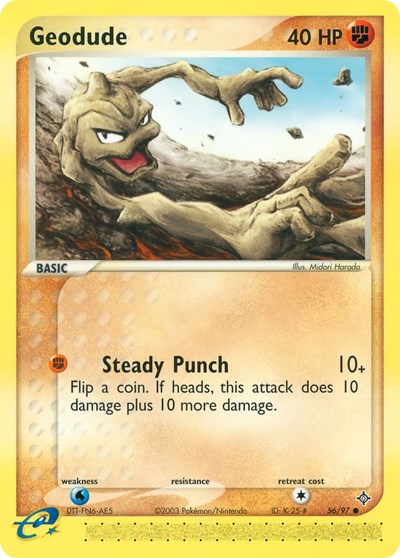 DR: Geodude - 56/97 (Reverse Holofoil)