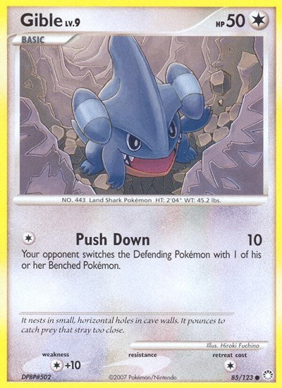 MT: Gible (Reverse Holofoil)