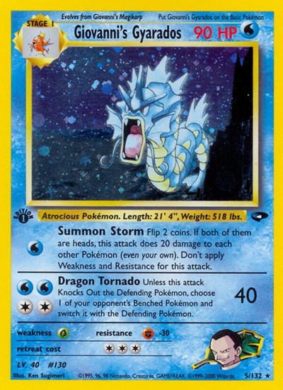 G2: Giovanni's Gyarados (1st Edition Holofoil)