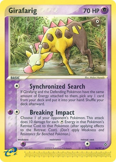 DR: Girafarig (Reverse Holofoil)