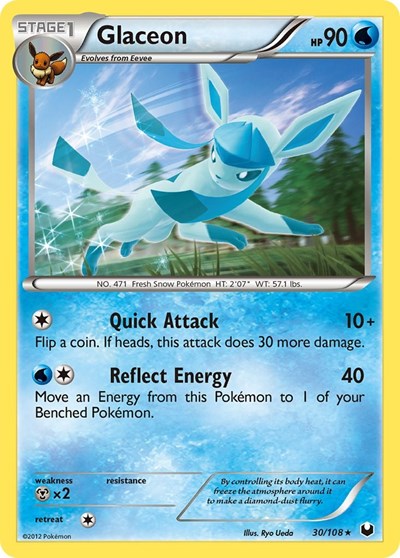 DEX: Glaceon (Reverse Holofoil)
