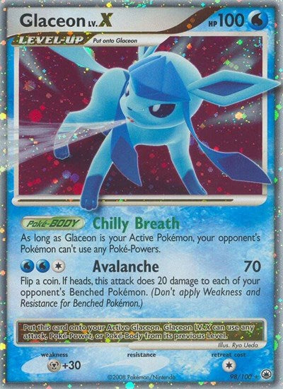 MD: Glaceon LV.X (Holofoil)