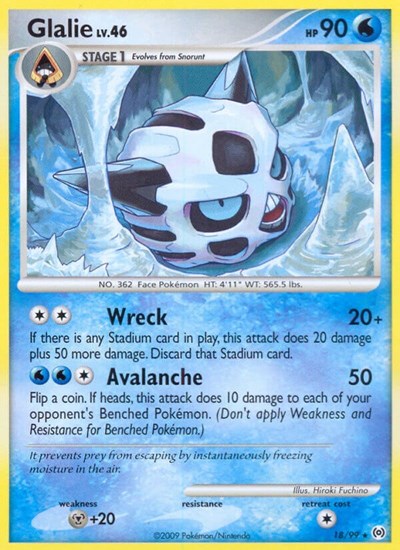 AR: Glalie (Reverse Holofoil)