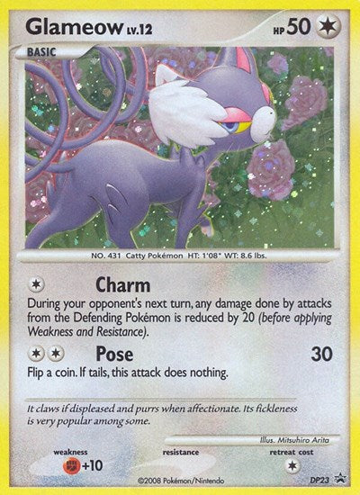 PR: Glameow - DP23 (Holofoil)